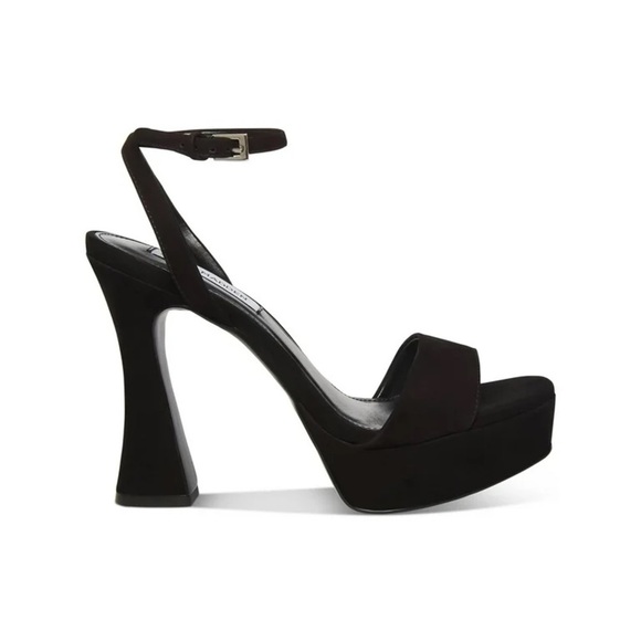 Steve Madden Womens Lashed Ankle Strap Dressy Platform Sandals - Picture 1 of 10